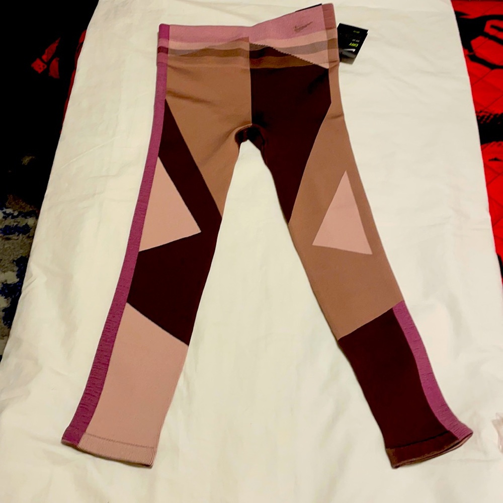 Nike Women Sculpt Icon Clash Seamless 7/8 Sz M